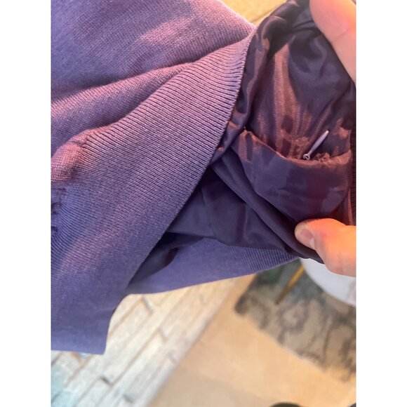 Fairway & Greene Purple Knit Sleeveless Pullover Vest W/ Half-Zip Closure Mens L - Picture 9 of 11